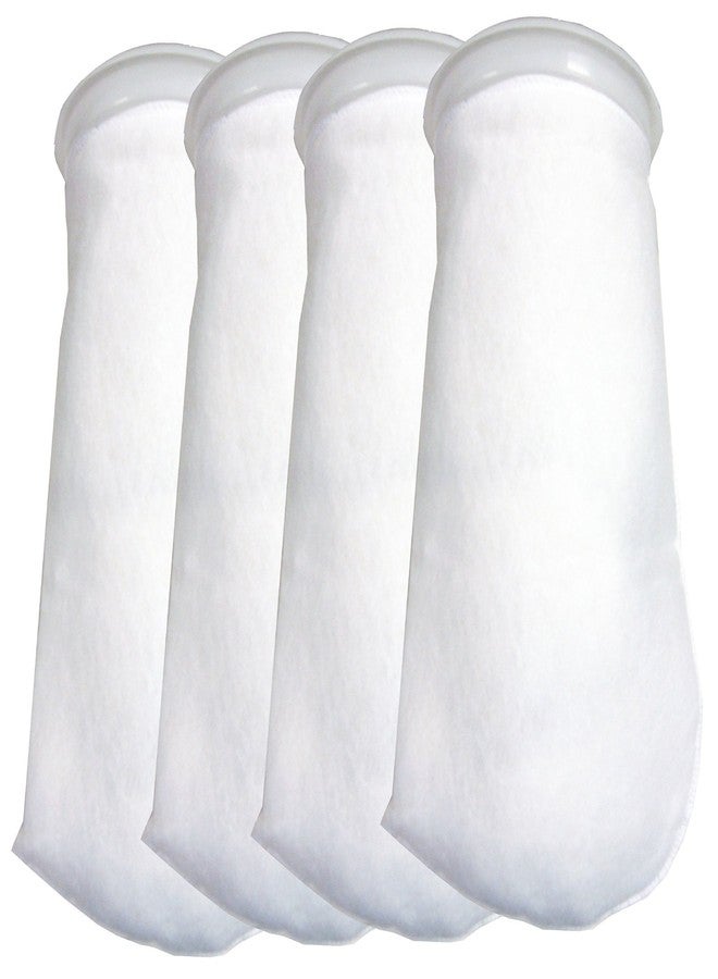 Encompass All 4 Pack - 7 Inch Ring Filter Socks 200 Micron - Aquarium Felt Filter Bags -7 Inch Ring By 16 Inch Long - Fits Eshopps - AM BRAND - Image 1